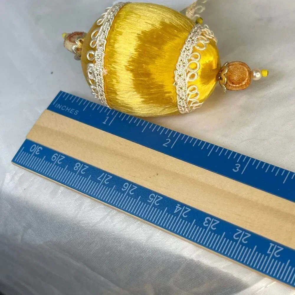 Vintage satin beaded
